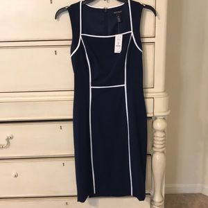 Navy Sheath Dress